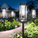 KOOPER Taller Solar Pathway Lights Outdoor, 8 Pack Upgraded Brighter Solar Garde... - Image 2