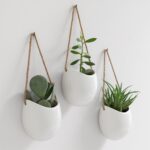 Kazai. Wall Planters -Ellie- | Hanging Ceramic Plant Pots 3 Pieces | Wall Decora... - Image 2