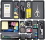 Kutesna 15 PCS Interlocking Desk Drawer Organizer Separator for Office,Bathroom,... - Image 2