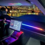 LED Car Ambient Lighting Strip for Tesla High Brightness with APP Control Multip... - Image 2