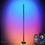 LED RGB Corner Lamp - Smart RGB LED Corner Floor Lamp Adjustable Height with 16 ... - Image 2