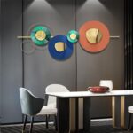 LJSCLDF Large Metal Wall Art Decor for Living Room, Modern Luxury Gold Wall deco... - Image 2