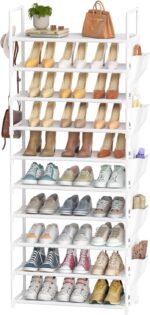 LUKYTOWER Tall Shoe Rack 10 Tier Shoe Racks Organizer for Closet 30-35Pairs,Larg... - Image 2