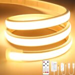 Lamomo COB LED Strip Lights Pro, 16.4Ft Warm White Dimmable Self-Adhesive Led Ro... - Image 2