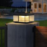Landscape Solar Post Light, Outdoor Modern Stylish Luxury IP65 Waterproof Column... - Image 2
