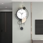 Large Wall Clock for Living Room Decor 30 Inch Modern Decorative Wood Wall Clock... - Image 2