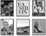 Liacxony Vintage Black and White Trendy Wall Art Fashion Feminist Decor Disco Ba... - Image 2