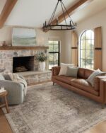 Loloi Magnolia Home by Joanna Gaines Millie Collection MIE-03 Charcoal/Dove 11'-... - Image 2
