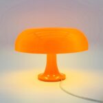 Lotus Atelier Orange Mushroom Lamp for Room Aesthetic Modern Lighting for Bedroo... - Image 2