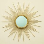 MAIKAILUN Sunburst Mirror, 24" Boho Mirror, Gold Sun Decorative Mirrors for Wall... - Image 2