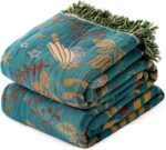 MSGKV Boho Throw Blanket 50"x60" Cotton Blanket for Couch and Sofa Cover for Liv... - Image 2