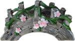 MUAMAX Fairy Garden Bridge Mini Bridge for Fairy Garden Flower Bridge Resin Arch... - Image 2