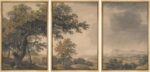 MUDECOR Framed Wall Art Print Set Vintage Landscape Rustic Tree and Mountain Vie... - Image 2