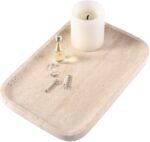 Marble Vanity Tray for Dresser Organizer, Travertine Bathroom Tray Countertop, B... - Image 2