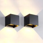 Mille Lucciole 2 Pack LED Outdoor Wall Lights Exterior/Interior, Up and Down Lig... - Image 2