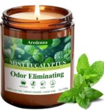 Mint Eucalyptus Odor Eliminating Candles | Eliminates 95% of Pet, Smoke & Bathro... - Image 2