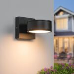Modern Aluminum Porch Sconce Lights - LED Exterior Wall Sconce, Waterproof, 8W, ... - Image 2