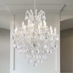 Modern Chrome Chandelier Light Fixture - Luxury Maria Theresa Crystal Chandelier... - Image 2