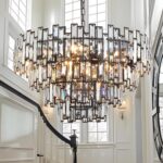 Modern Crystal Chandelier Lighting Hall Grand Living Room Stairway Chandeliers P... - Image 2