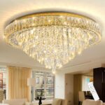 Modern Crystal Chandeliers for Living Room Ceiling Light Fixture LED Dimmable La... - Image 2