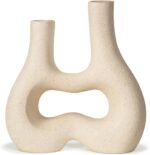 Modern Double Neck Hollow Vase, Minimalist Nordic Resin Sculpture for Home Decor... - Image 2