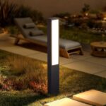 Modern Landscape Path Light,40 Inch Aluminum Pathway Bollard Lights Outdoor High... - Image 2