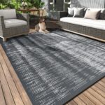 MontVoo Outdoor Rug Waterproof 5x8 ft Outdoor Carpet Patio Rug Mat Reversible RV... - Image 2