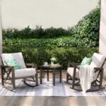NATURAL EXPRESSIONS Rocking Bistro Set, 3 Piece Outdoor Patio Conversation Furni... - Image 2