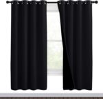 NICETOWN High-End Thermal Curtains, Full Blackout Curtains 72 Inches Long for Di... - Image 2