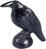 Natural Black Obsidian Raven Figurines,2 Inch Healing Crystal Animal Statues,Luc... - Image 2