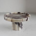 Natural Marble Tray with Legs, Vanity Decorative Tray for Countertop Organizer, ... - Image 2