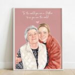 Noni Personalised Mum Photo Print, Custom Mom Photo Collage Gift from Son or Dau... - Image 2
