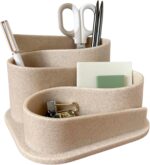 OAKOA Aesthetic Desk Organizer - Aesthetic Office Desk Accessories - Boho Pen Ho... - Image 2