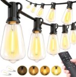 Outdoor Lights String Patio Outside - 100ft 30M LED Waterproof Light - Hanging L... - Image 2