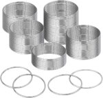 PH PandaHall 100pcs 50mm Metal Open Rings Macrame Hoops Multi Purpose Large Conn... - Image 2