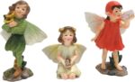 Pacific Giftware Mini Fairy Garden Fairies Set of 3 Decorative Mini Garden of En... - Image 2