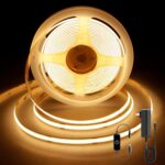 Pandery COB LED Strip,LED Strip Lights 5M/16.4ft,Touch Dimmable LED Strips,CRI90... - Image 2