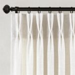 Pinch Pleated Linen Curtains 90 Inches Long for Living Dining Room Bedroom 2 Pan... - Image 2