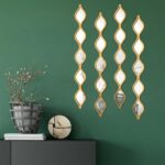 Qunclay Teardrop Mirror Wall Art Decorative Mirror Wall Decor Long Narrow Hangin... - Image 2