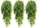 RECUTMS 3Pack Artificial Hanging Olive Leaves 2.6FT Fake Greenery Olive Plant Sw... - Image 2