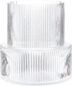 Ribbed Glass Vase, Flower Vase, Fluted Clear Vases for Flowers, Modern Vases for... - Image 2