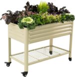 Rolling Elevated Raised Garden Bed-V Series, 2' x 4' Garden Beds with Legs & Sto... - Image 2