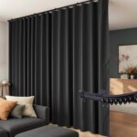 Room Divider Curtains Flexible Ceiling Tracks Set Curtain Track Ceiling Mount Bl... - Image 2