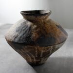Rusty Ceramic Vase, Wabi Sabi Decorative Pottery Flower Vase for Centerpieces, T... - Image 2