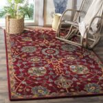 SAFAVIEH Heritage Collection Accent Rug - 2' x 3', Red, Handmade Traditional Ori... - Image 2