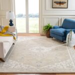 SAFAVIEH Micro-Loop Collection 10' x 14' Light GreyIvory MLP505F Handmade Medall... - Image 2