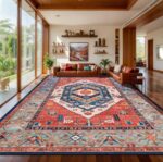 SERISSA 10x14 Area Rugs for Living Room, Large Washable Non-Slip Boho Rug, Ultra... - Image 2