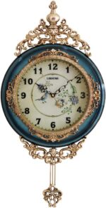 SHISEDECO Elegant, Traditional, Decorative, Hand Painted Modern Grandfather Wall... - Image 2