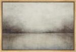 SIGNFORD Framed Canvas Print Wall Art Abstract Landscape Wilderness Impressionis... - Image 2