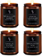 Scented Candles for Home Scented Aromatherapy Candles, 4 Pack 28 Oz Soy Wax Cand... - Image 2
